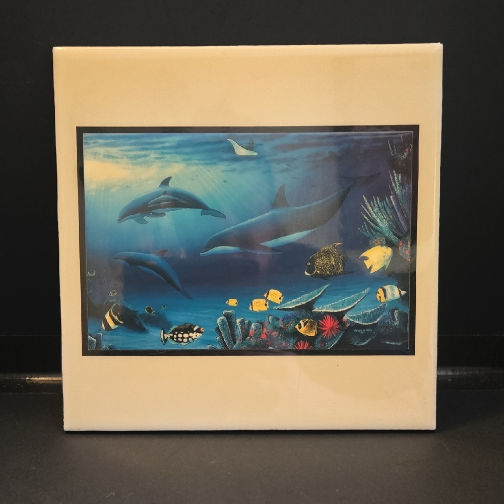 Decorative Tile By Robert Wyland. "Living Reef"